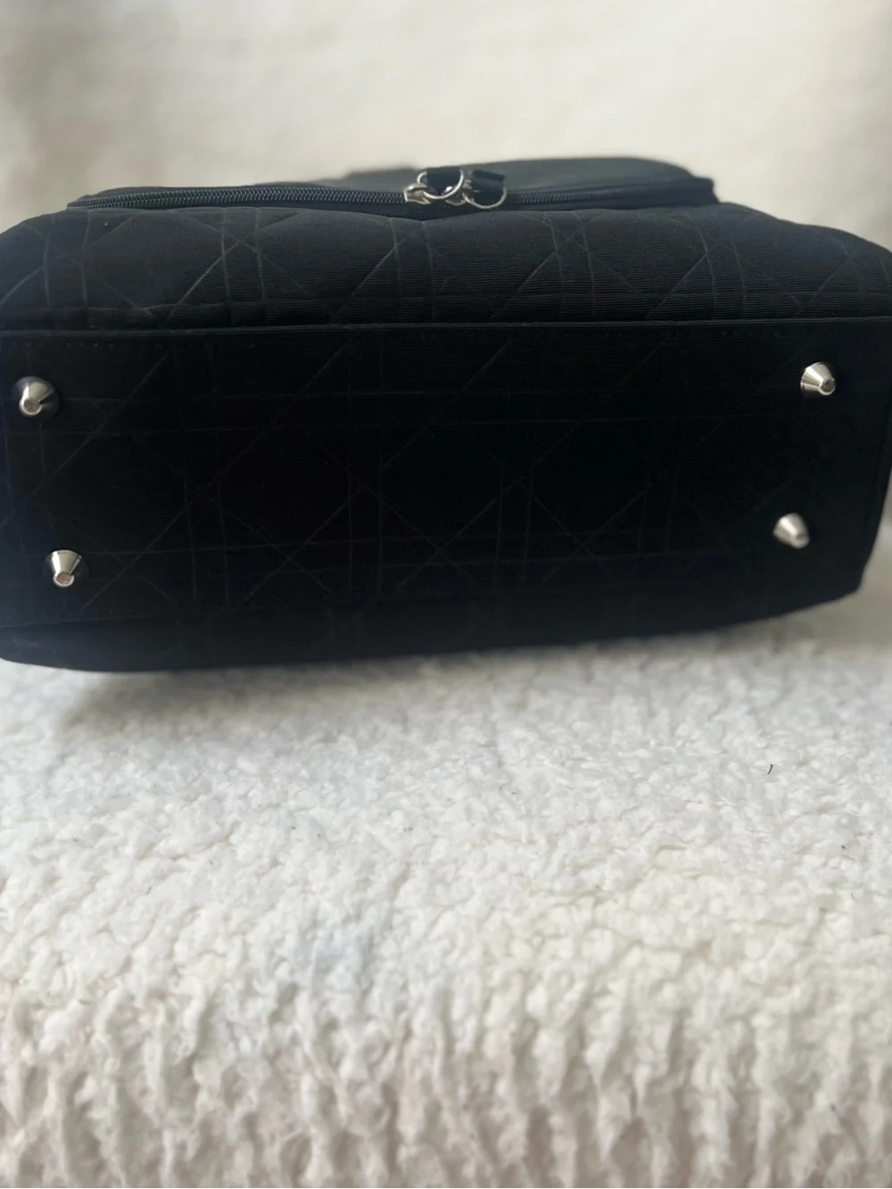 Dior Beauty Black Quilted Travel Toiletry Bag